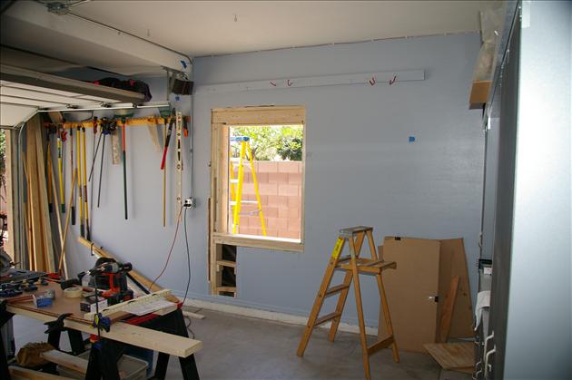 4-28-07 Garge Workshop - Installing Window (17)